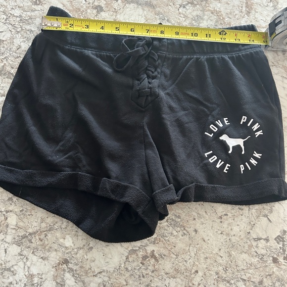 VS PINK Black Dog Logo Shorts Medium - Picture 8 of 10